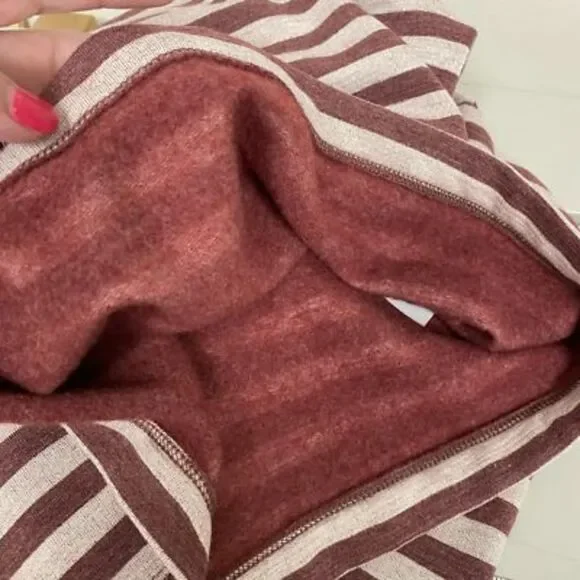 J.Crew Womens Lot Of 2 Pullover Sweatshirt‎ red blue White Striped Stretch S - Picture 4 of 7